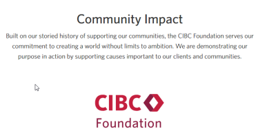 2022 Recipient of CIBC Foundation Grant - Inclusion Advocacy